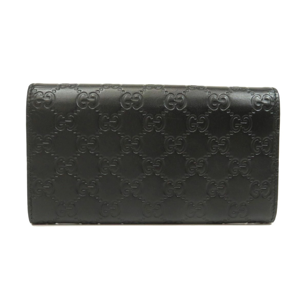 Gucci ssima Shima Wallet Leather Long